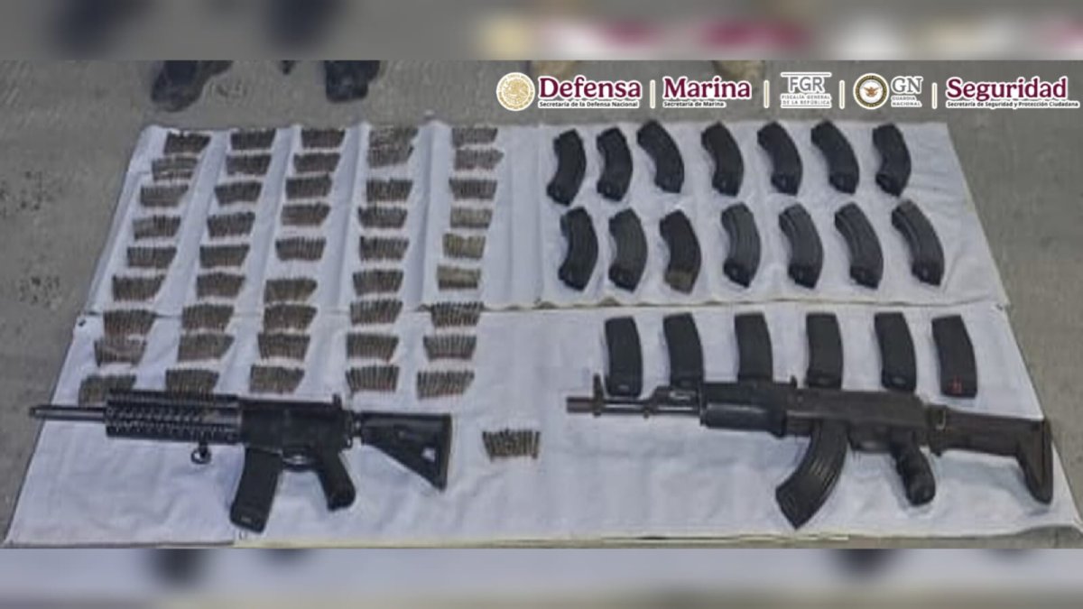 dos extranjeros y un menor entre los 7 sicarios detenidos en mazatlan armas
