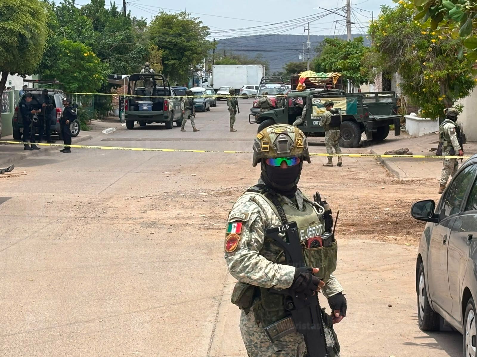Ejecutadol bulevar Agricultores en la colonia San Juan de Culiacán