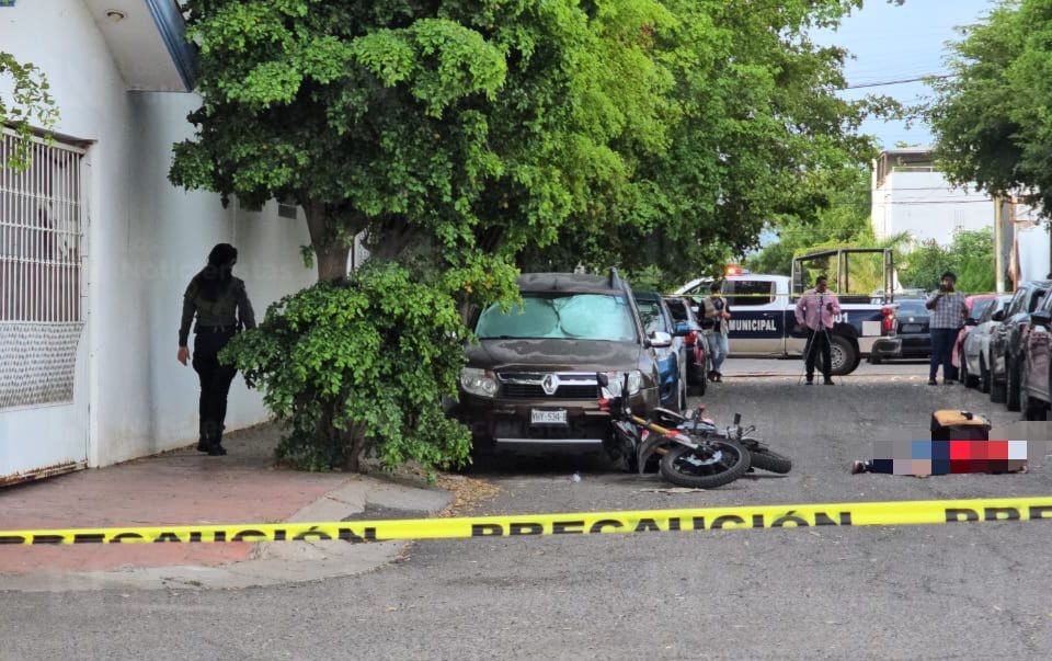 Un motociclista fue ejecutado a balazos en Santa Anita, en Culiacán