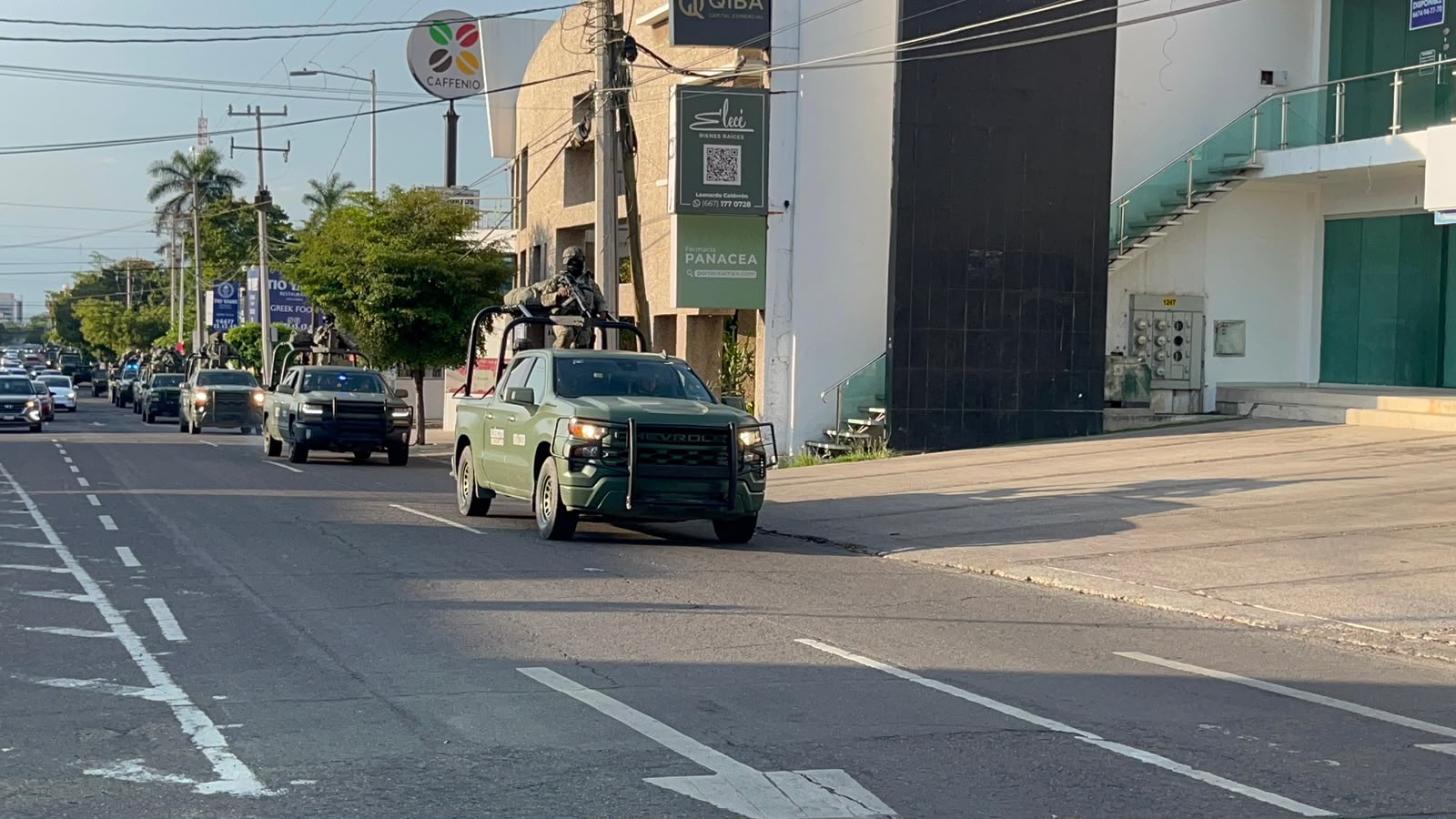 Elementos del Ejército Mexicano llegan a Culiacán, Sin.