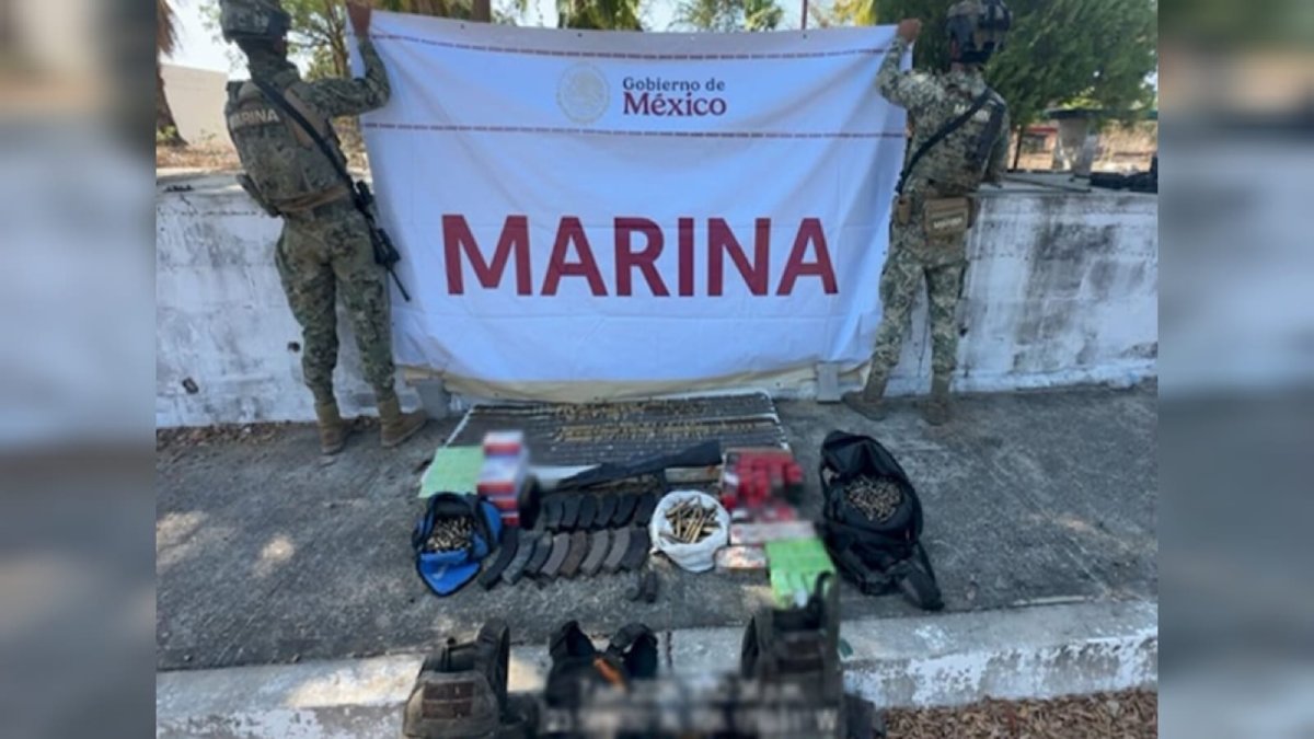 en el zapote mazatlan aseguran mas de 6 mil cartuchos explosivos y armamento