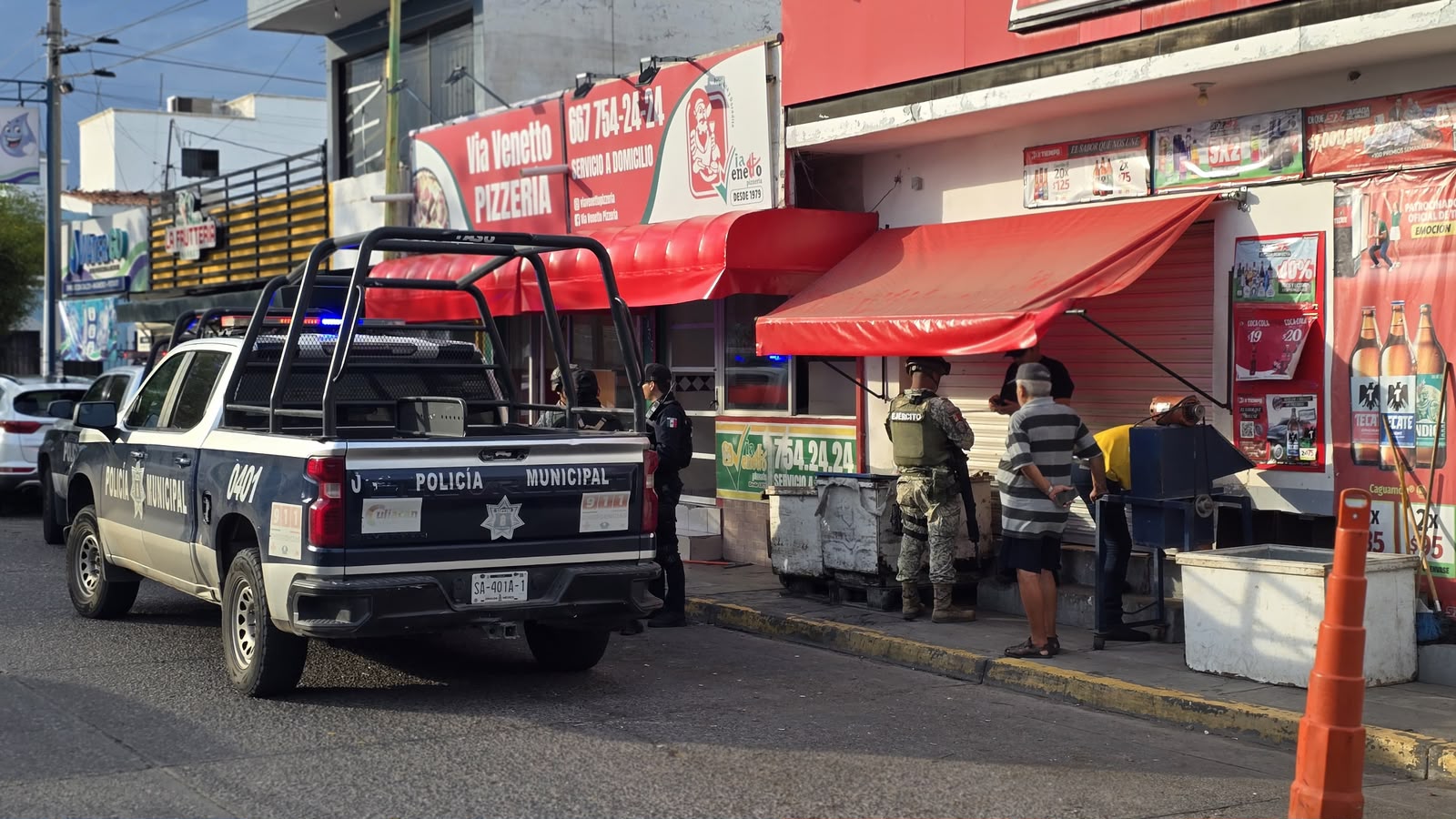Encargado de expendio herido por disparo de arma en Rincón del Humaya, Culiacán