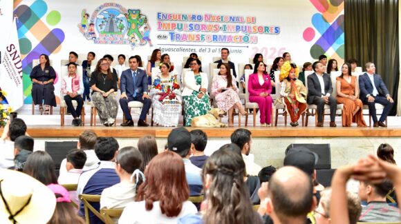 Niñez sinaloense presente en el Encuentro Nacional de Impulsoras e Impulsores de la Transformación 2026 organizado por DIF Nacional