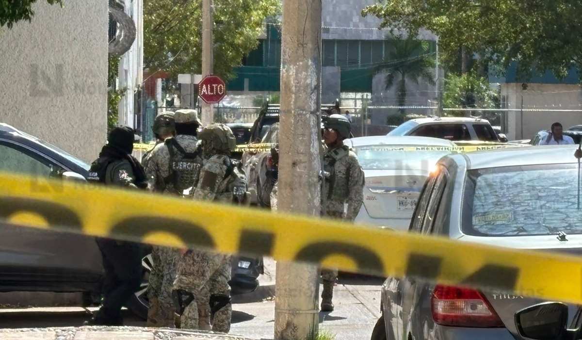 Ejército resguarda la zona donde un enfermero del IMSS fue asesinado en Culiacán