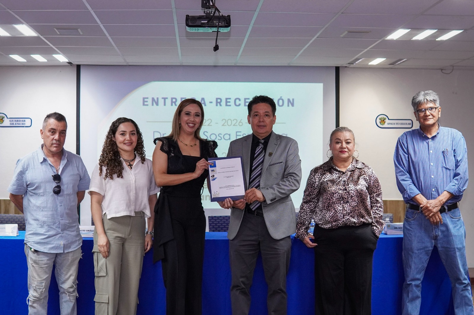 Entrega recepción de la preparatoria Emiliano Zapata de la UAS