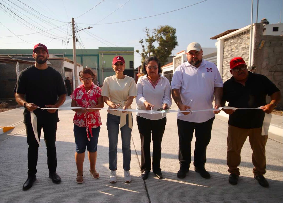 Entregan pavimentación en la Jaripillo, Mazatlán