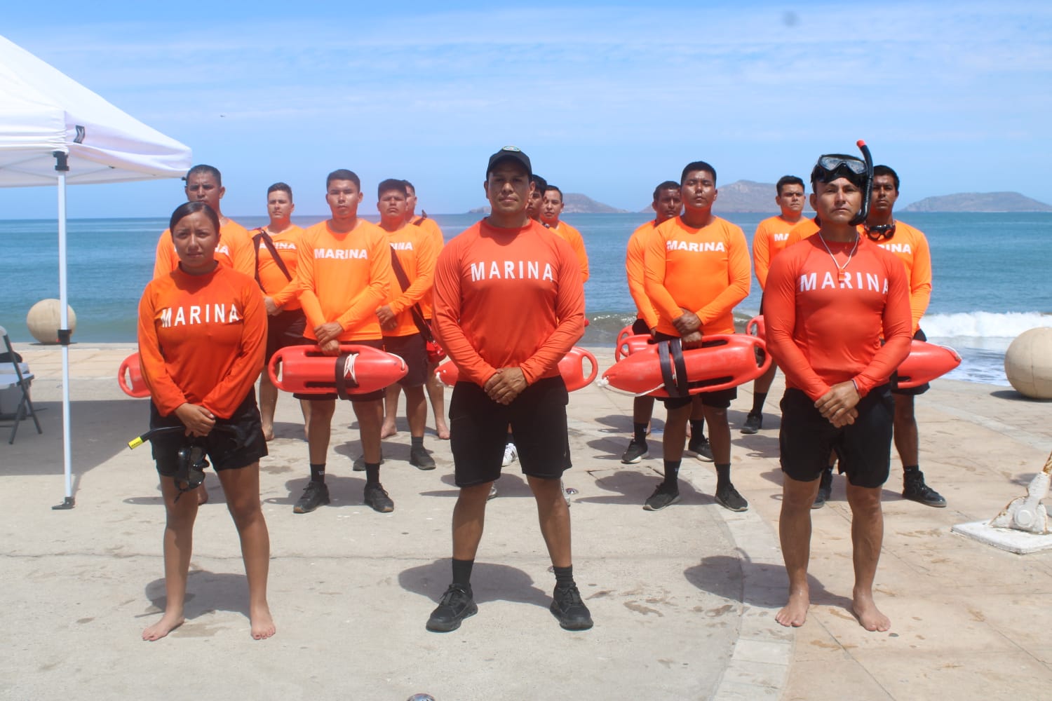 La Estación Naval de Búsqueda, Rescate y Vigilancia Marítima (Ensar) arrancó sus entrenamientos en Mazatlán