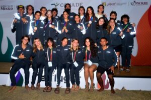 Equipo sinaloense de surfing en la Olimpiada Nacional Conade 2026