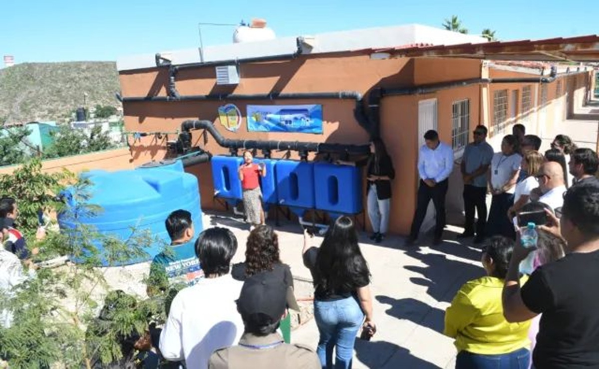 Escuela con Agua en Ciudad Cuauhtémoc, Chihuahua