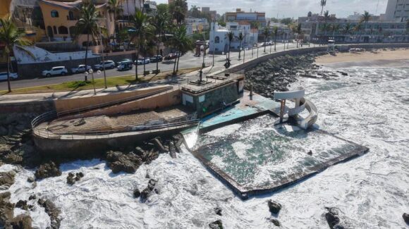 Avanza rehabilitación de la Carpa Olivera, uno de los símbolos históricos de Mazatlán