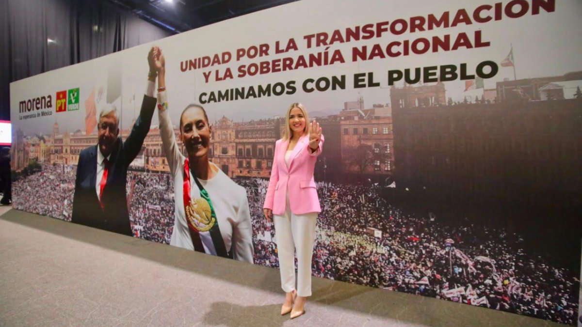 estrella palacios ya es parte de la contienda de morena por sin