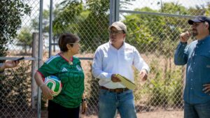 estrenan nueva cancha de futbol 5 rumbo al mundial social 2026 alcaldesa