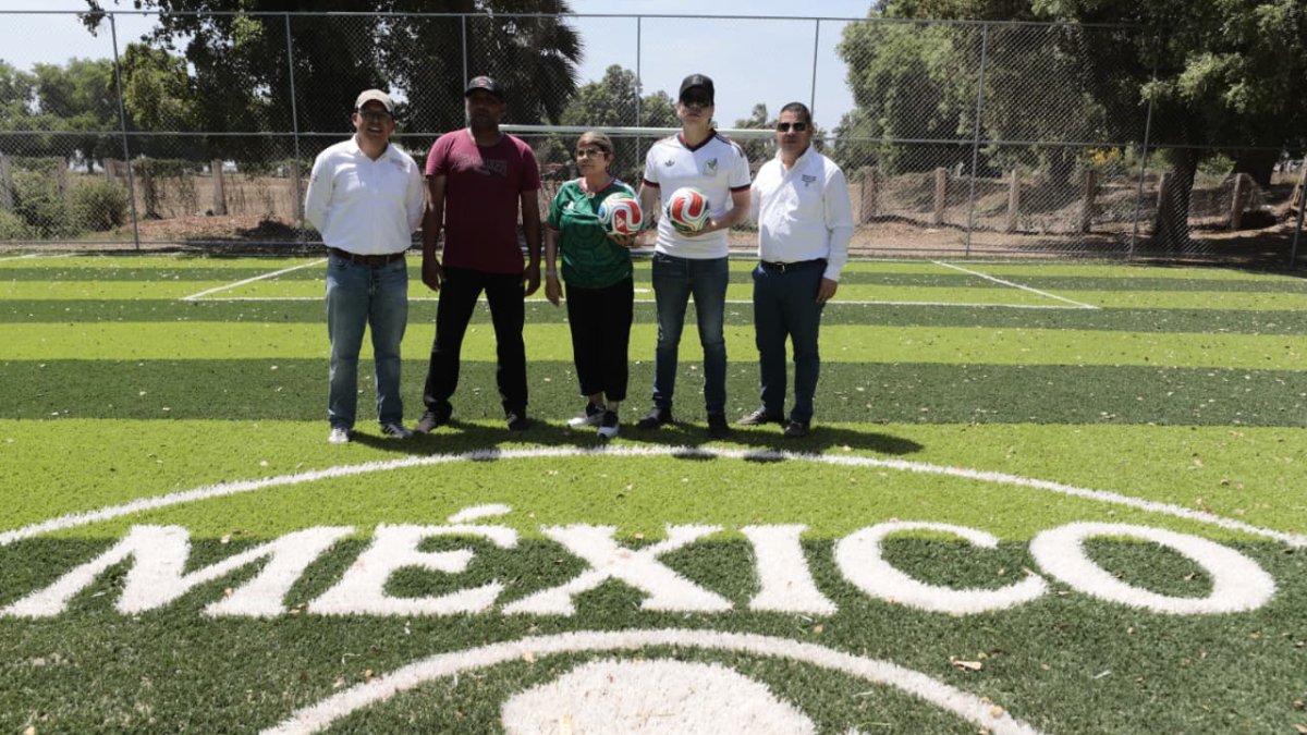 estrenan nueva cancha de futbol 5 rumbo al mundial social 2026 balon