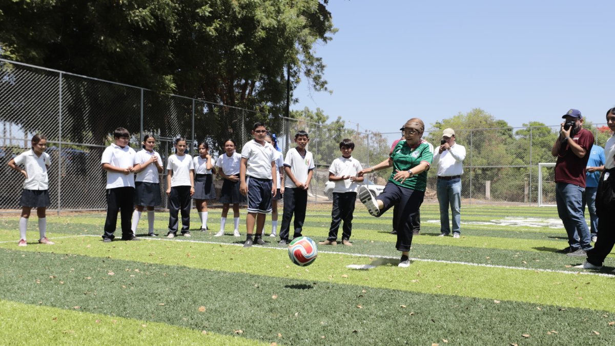 estrenan nueva cancha de futbol 5 rumbo al mundial social 2026 patada