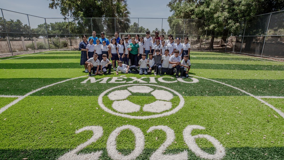estrenan nueva cancha de futbol 5 rumbo al mundial social 2026