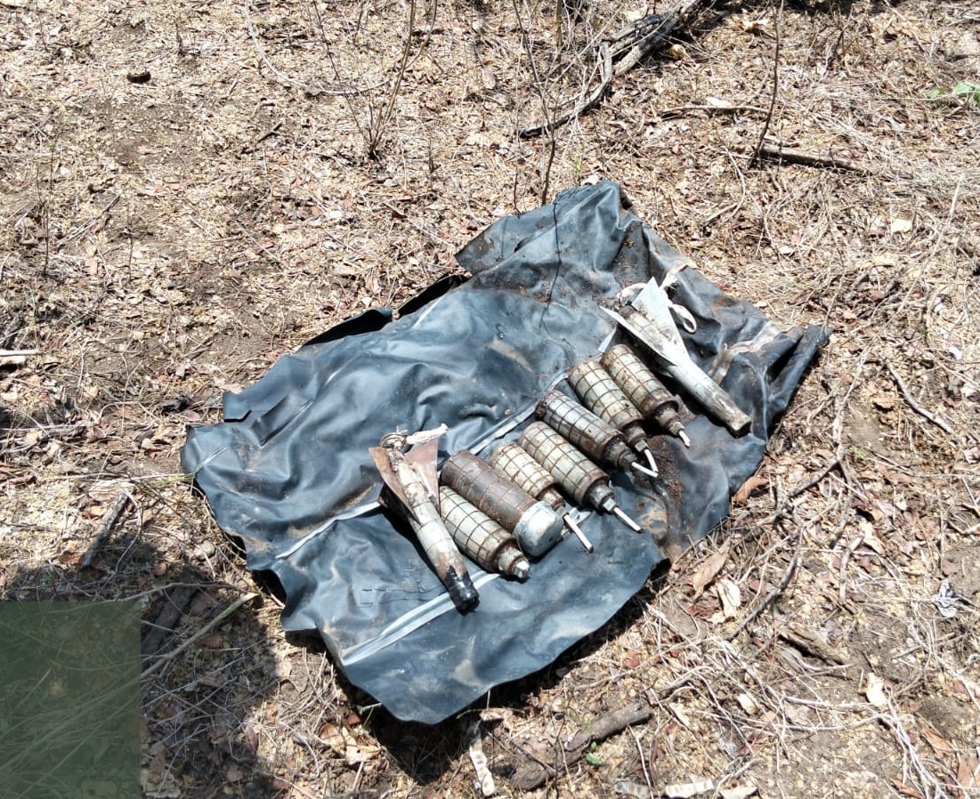 Explosivos asegurados en San Ignacio