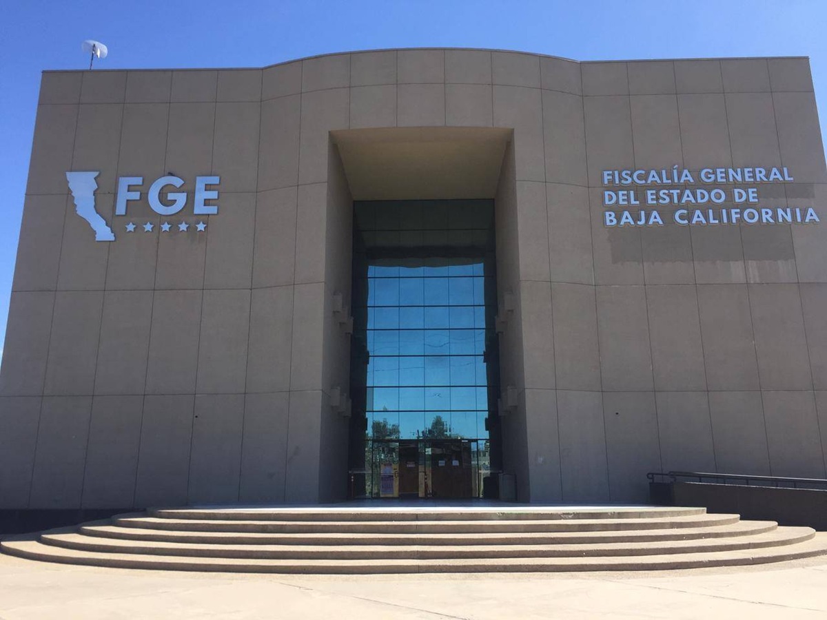 Fachada de la Fiscalía General del Estado de Baja California