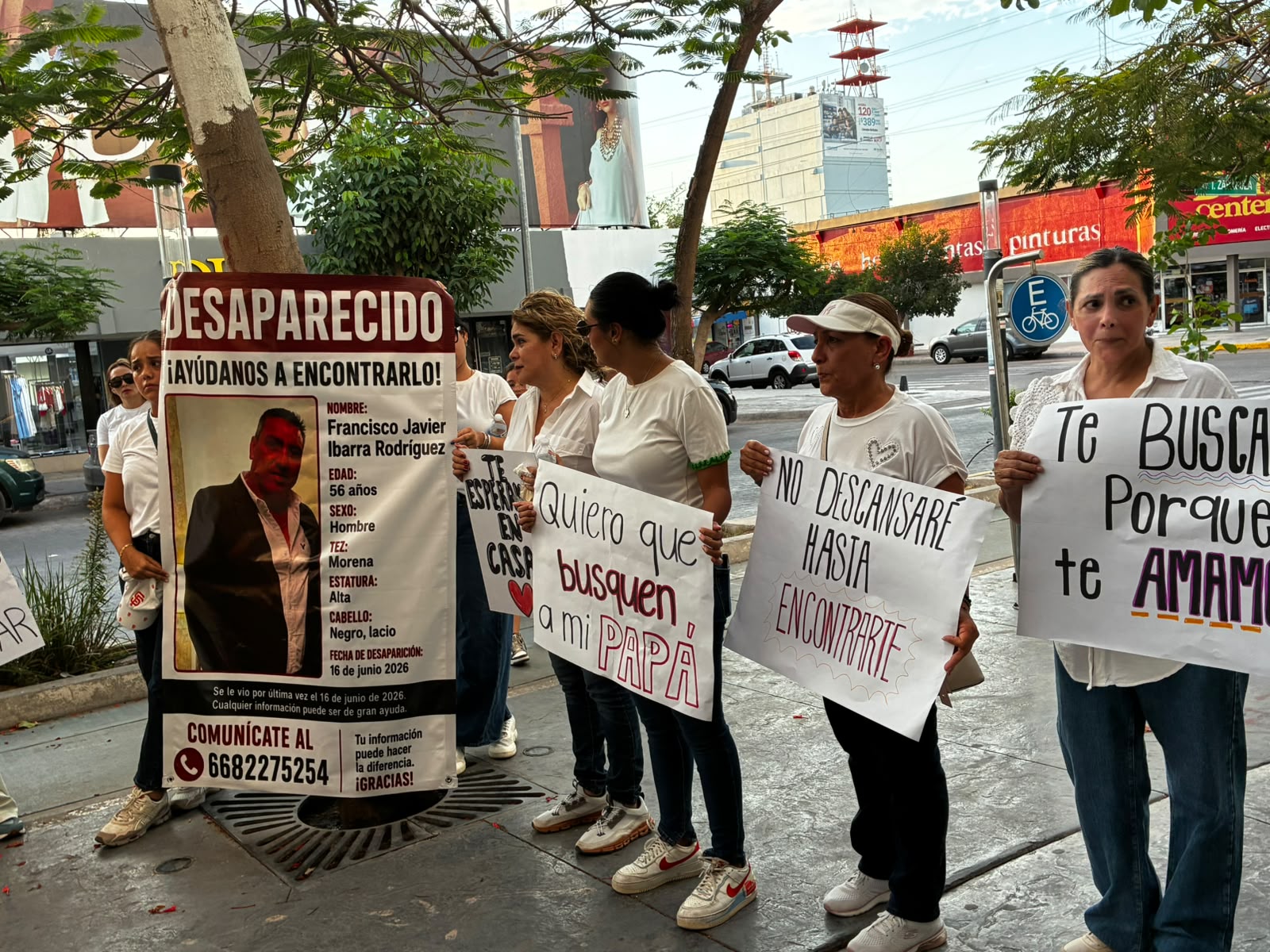 Realizan marcha para exigir aparezca con bien Francisco Javier Ibarra Rodríguez en Los Mochis