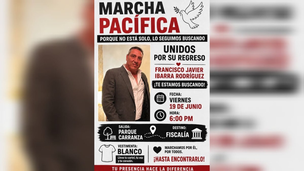familiares de francisco javier marcharan para exigir justicia