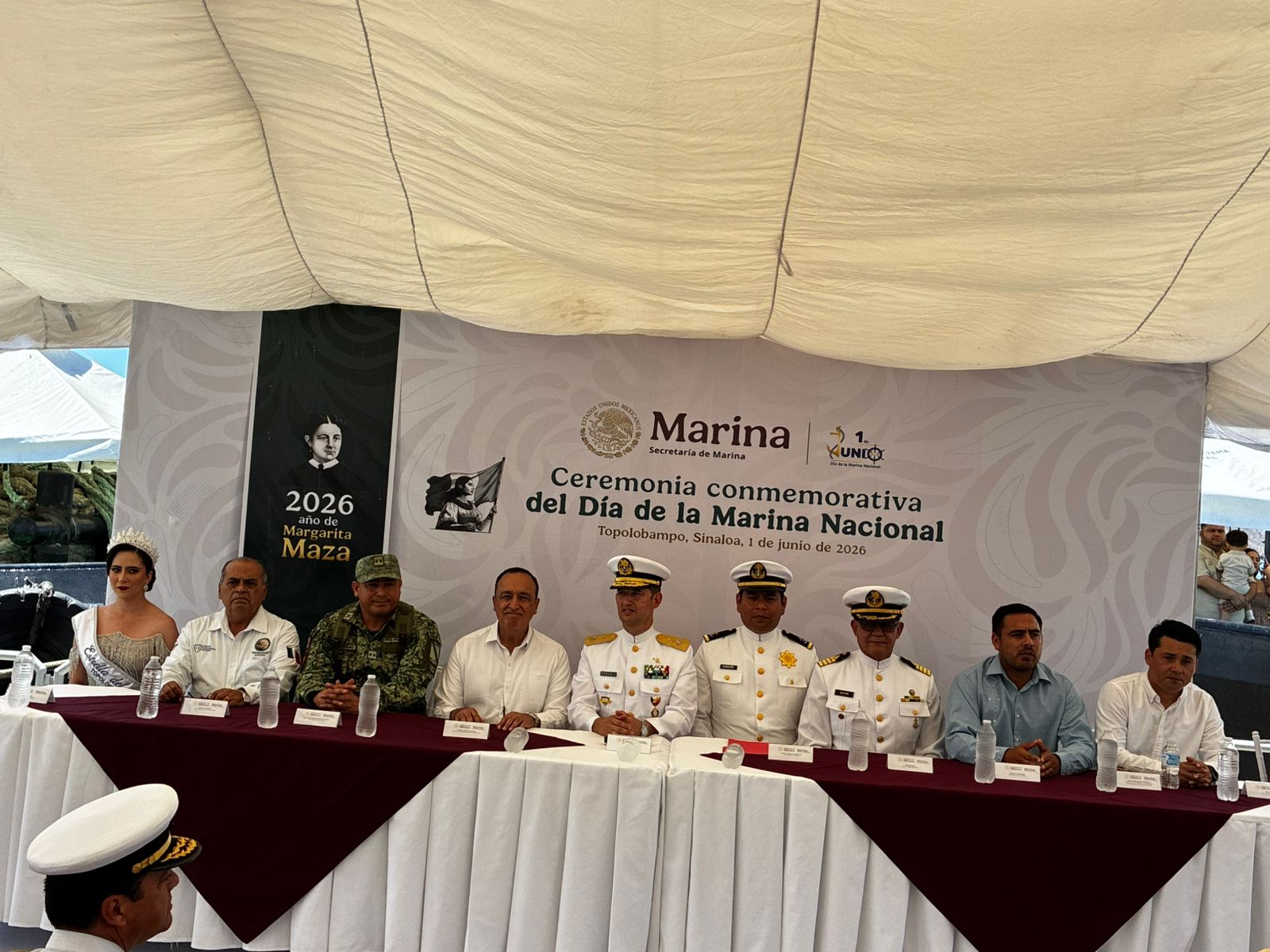 Festejo por el Día de la Marina en Topolobampo