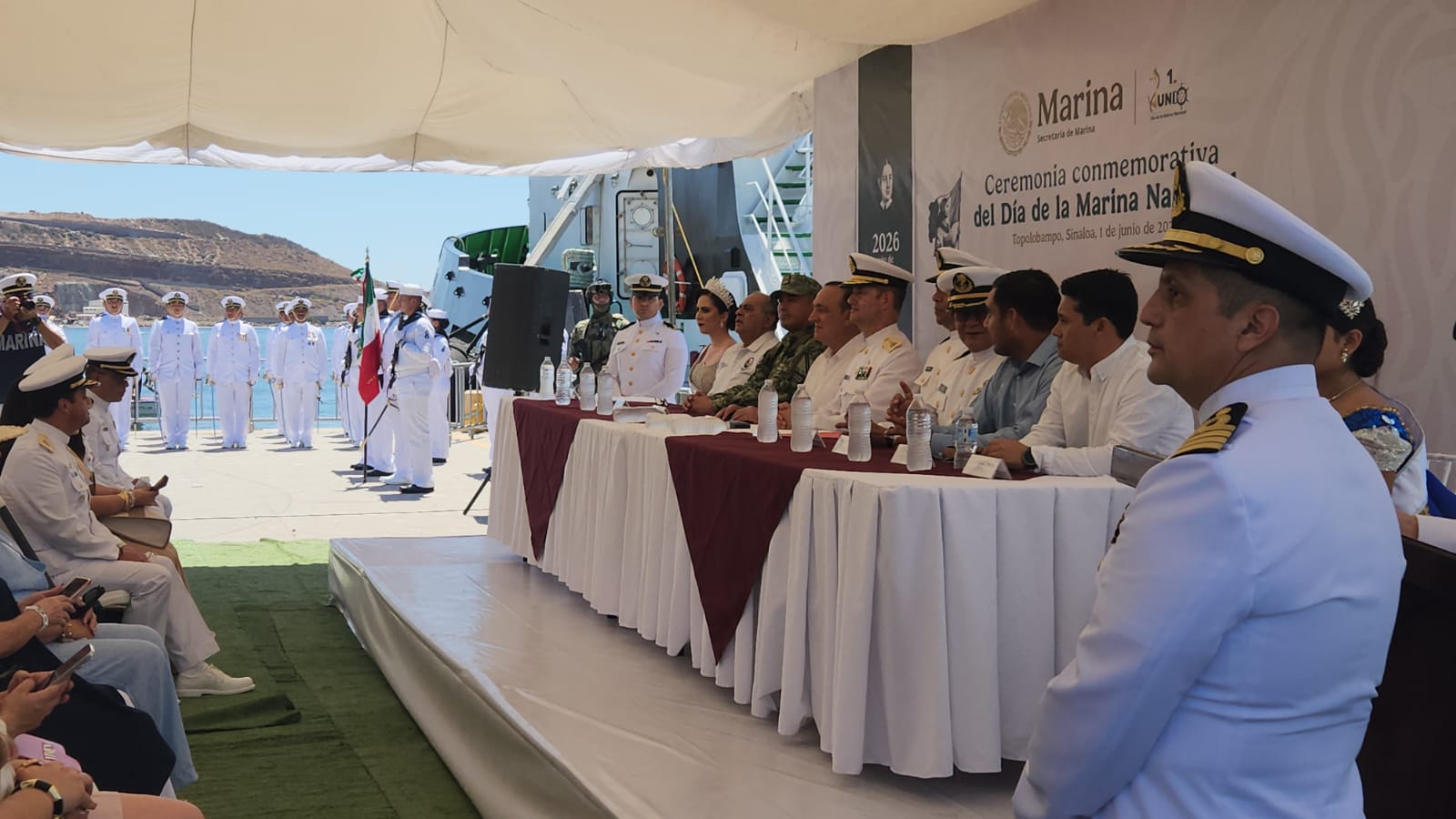 Festejo por el Día de la Marina en Topolobampo