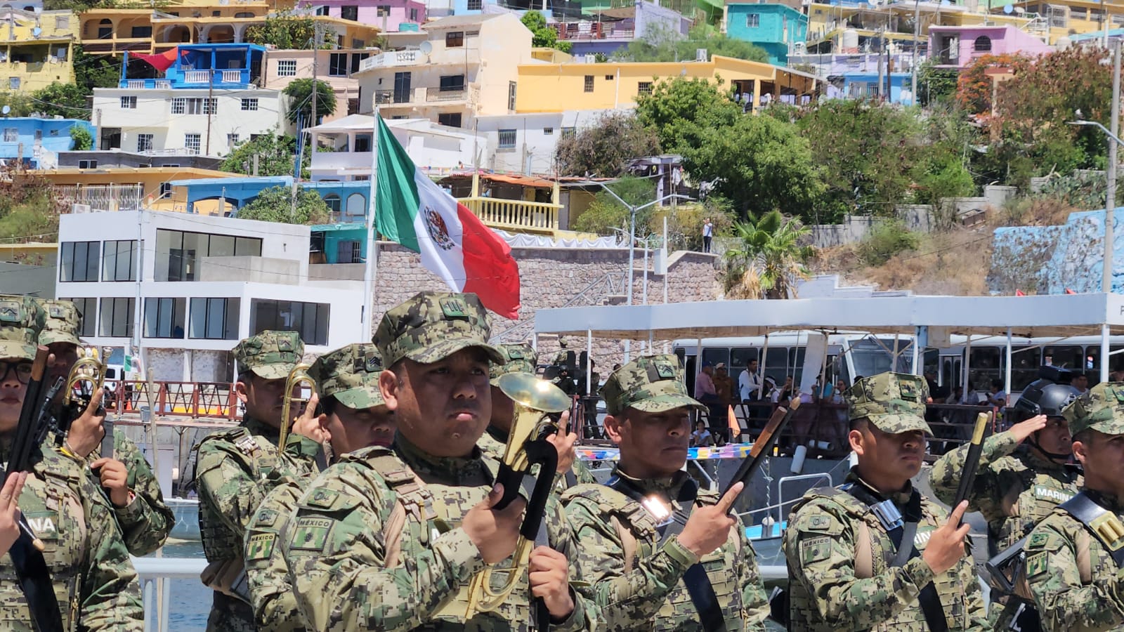 Festejo por el Día de la Marina en Topolobampo