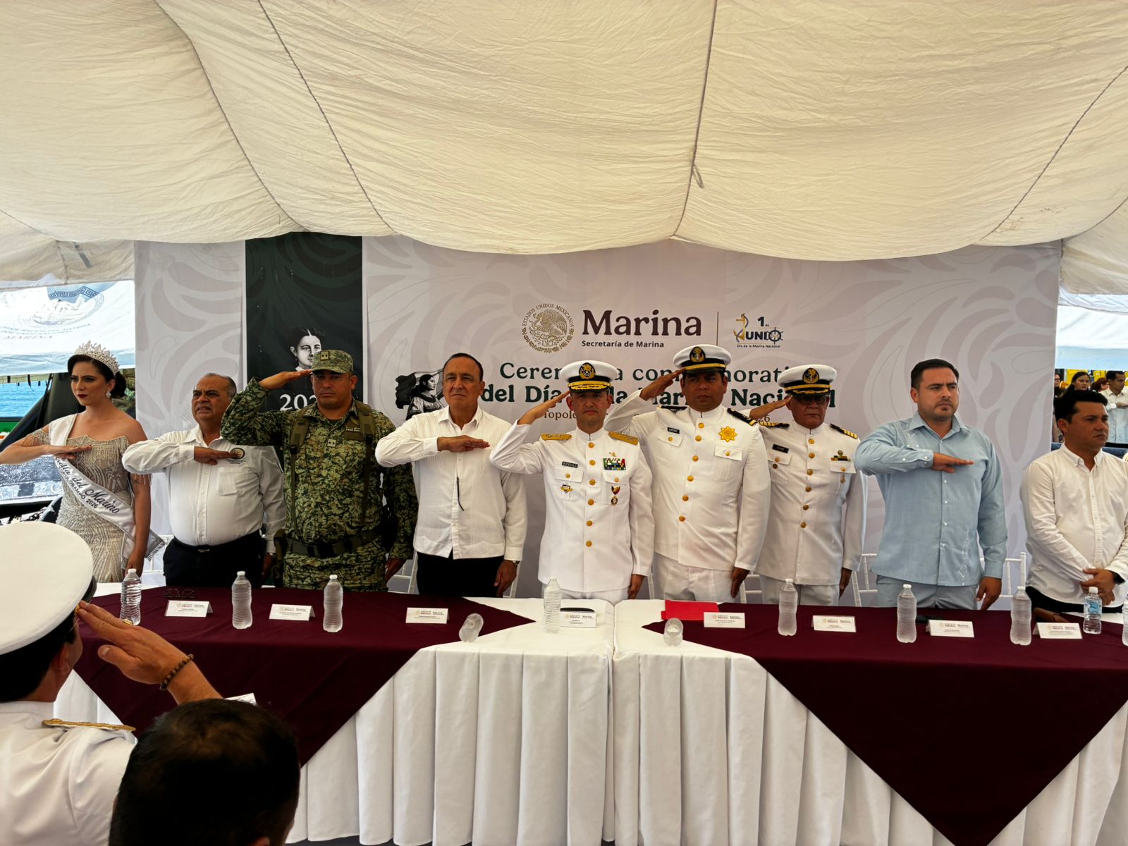 Festejo por el Día de la Marina en Topolobampo