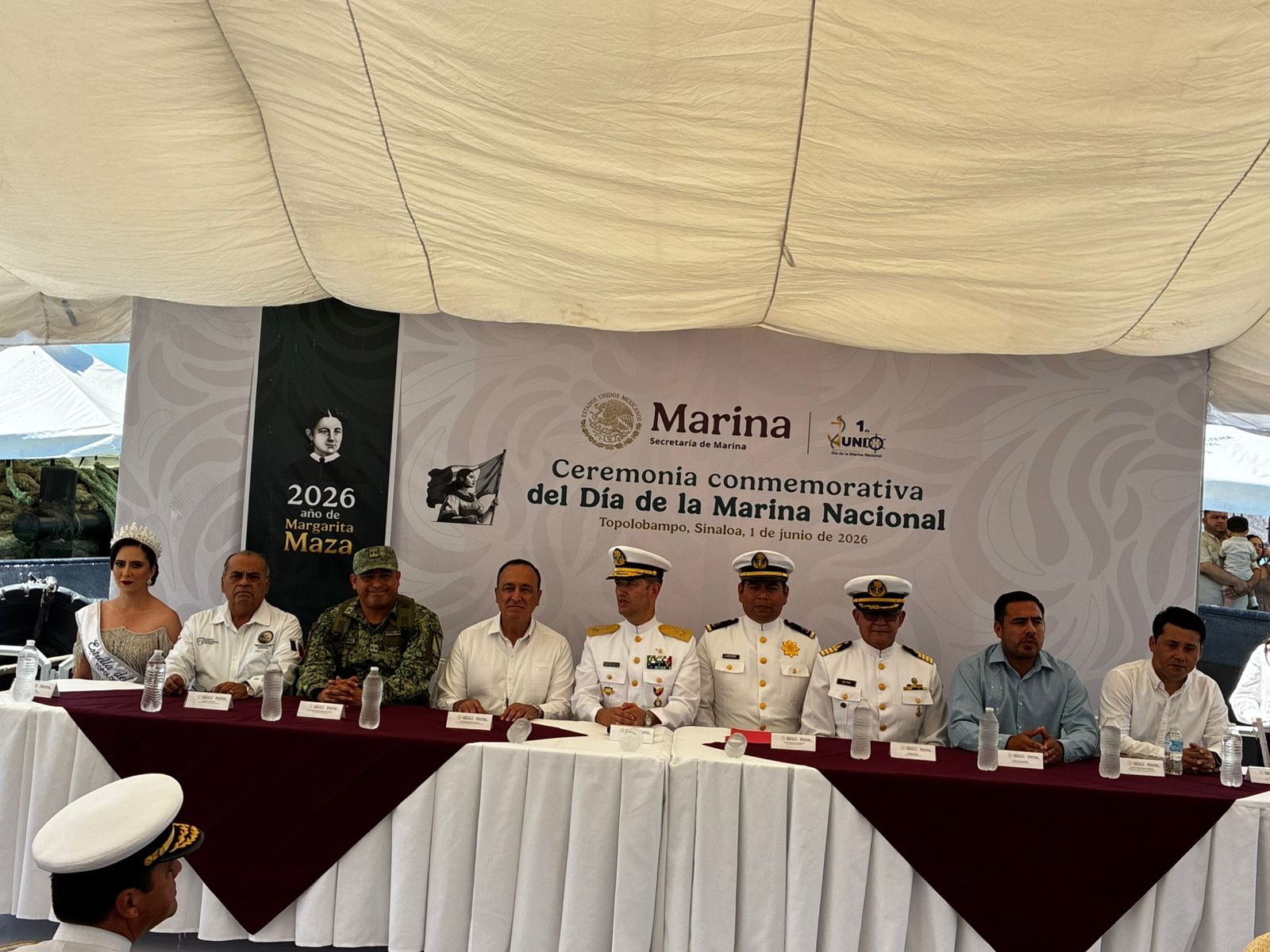Festejo por el Día de la Marina en Topolobampo