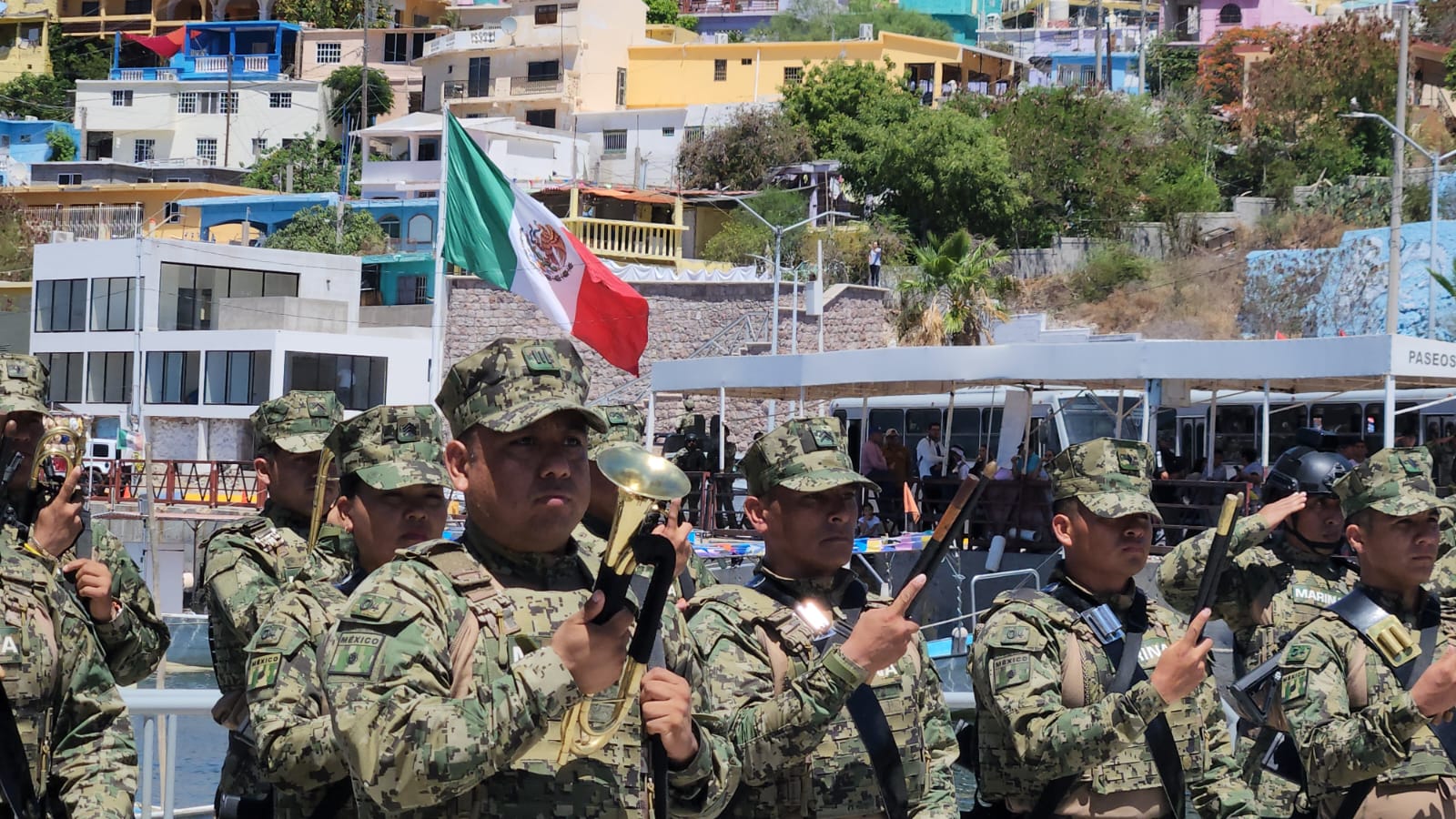 Festejo por el Día de la Marina en Topolobampo