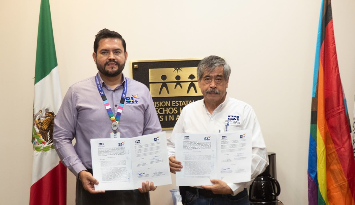 CEDH y Sinaloa Incluyente AC firman convenio de colaboración