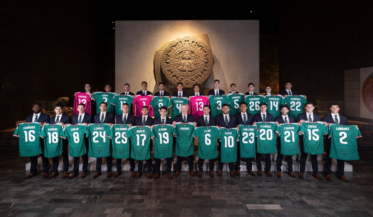 Foto oficial de la Selección Mexicana de Futbol