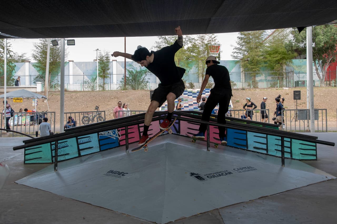 Celebran Go Skate Day en el Parque Las Riberas con competencias