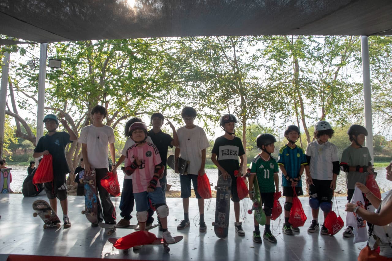 Celebran Go Skate Day en el Parque Las Riberas con competencias
