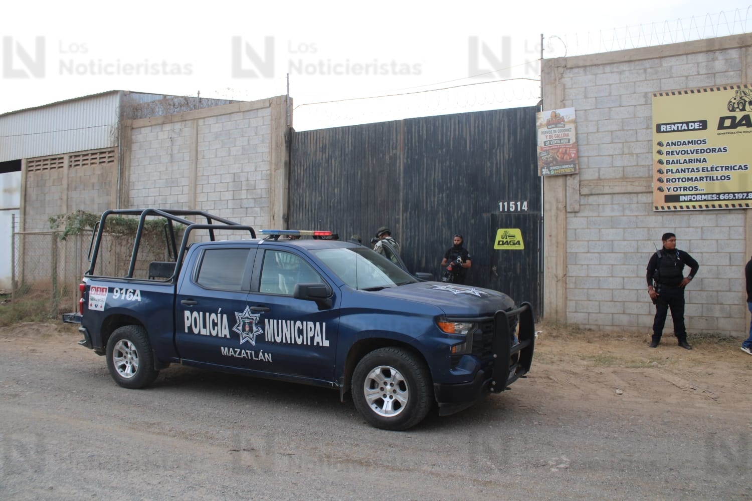 Hallan a velador sin vida dentro de una bodega en la Col. Felicidad, en Mazatlán