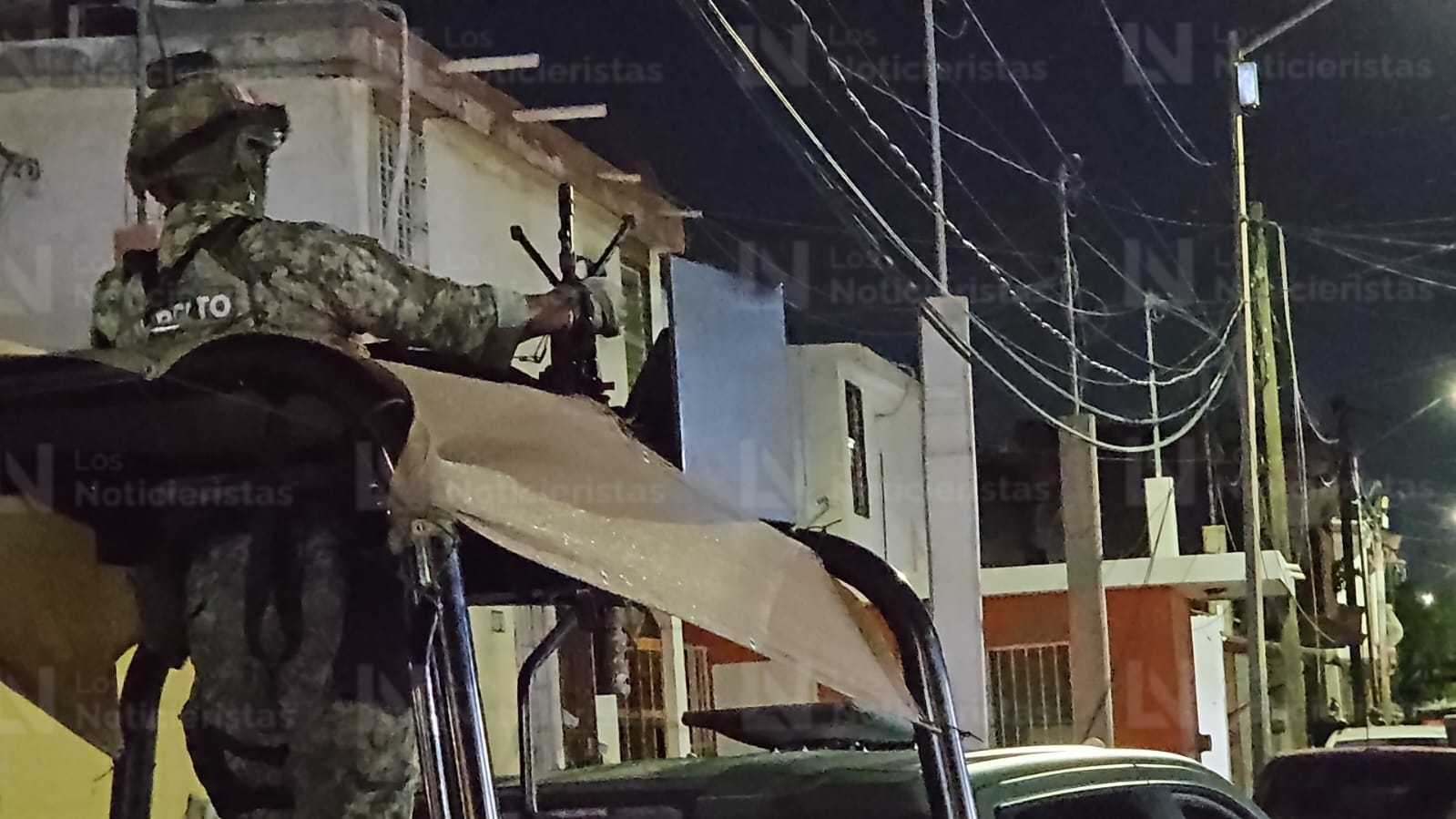 Ejército resguarda el sitio donde un hombre fue baleado en Culiacán