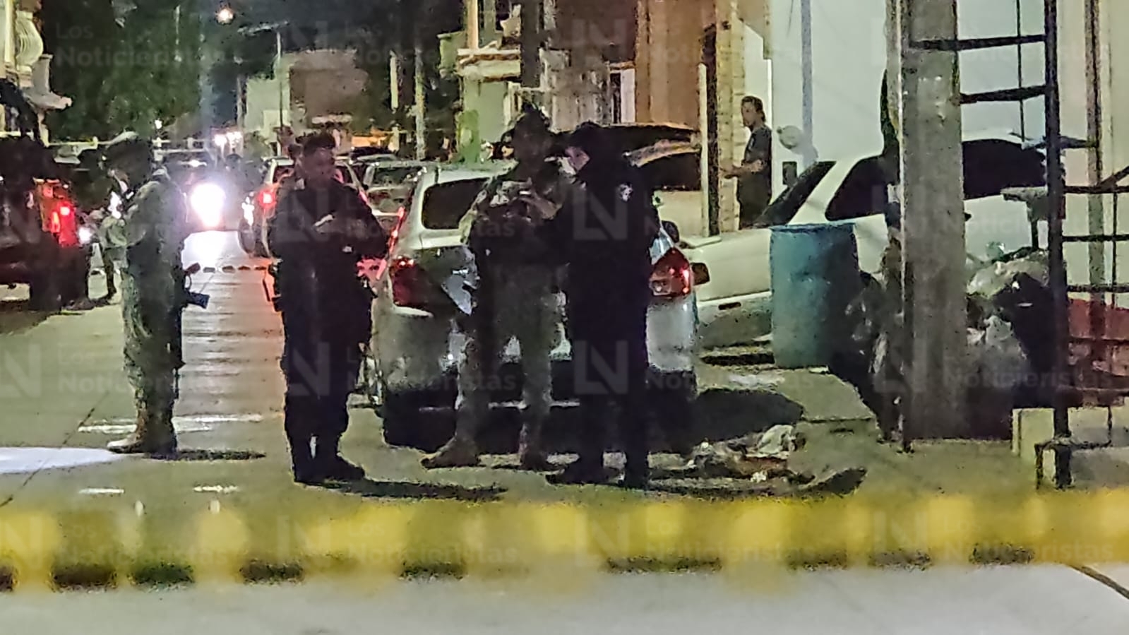 Ejército resguarda el sitio donde un hombre fue baleado en Culiacán