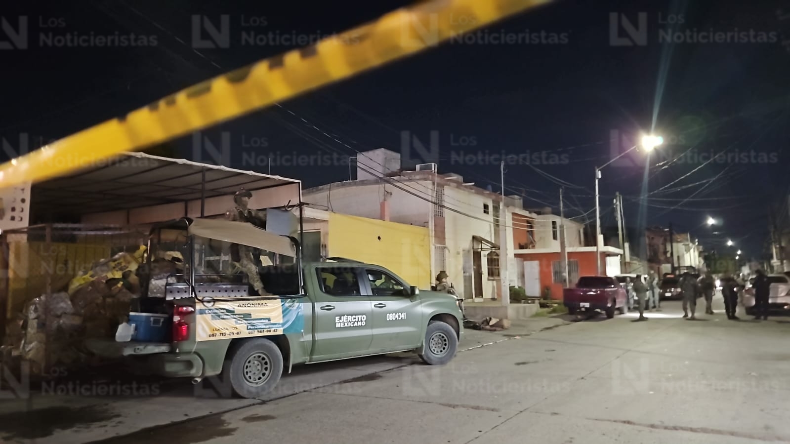 Ejército resguarda el sitio donde un hombre fue baleado en Culiacán
