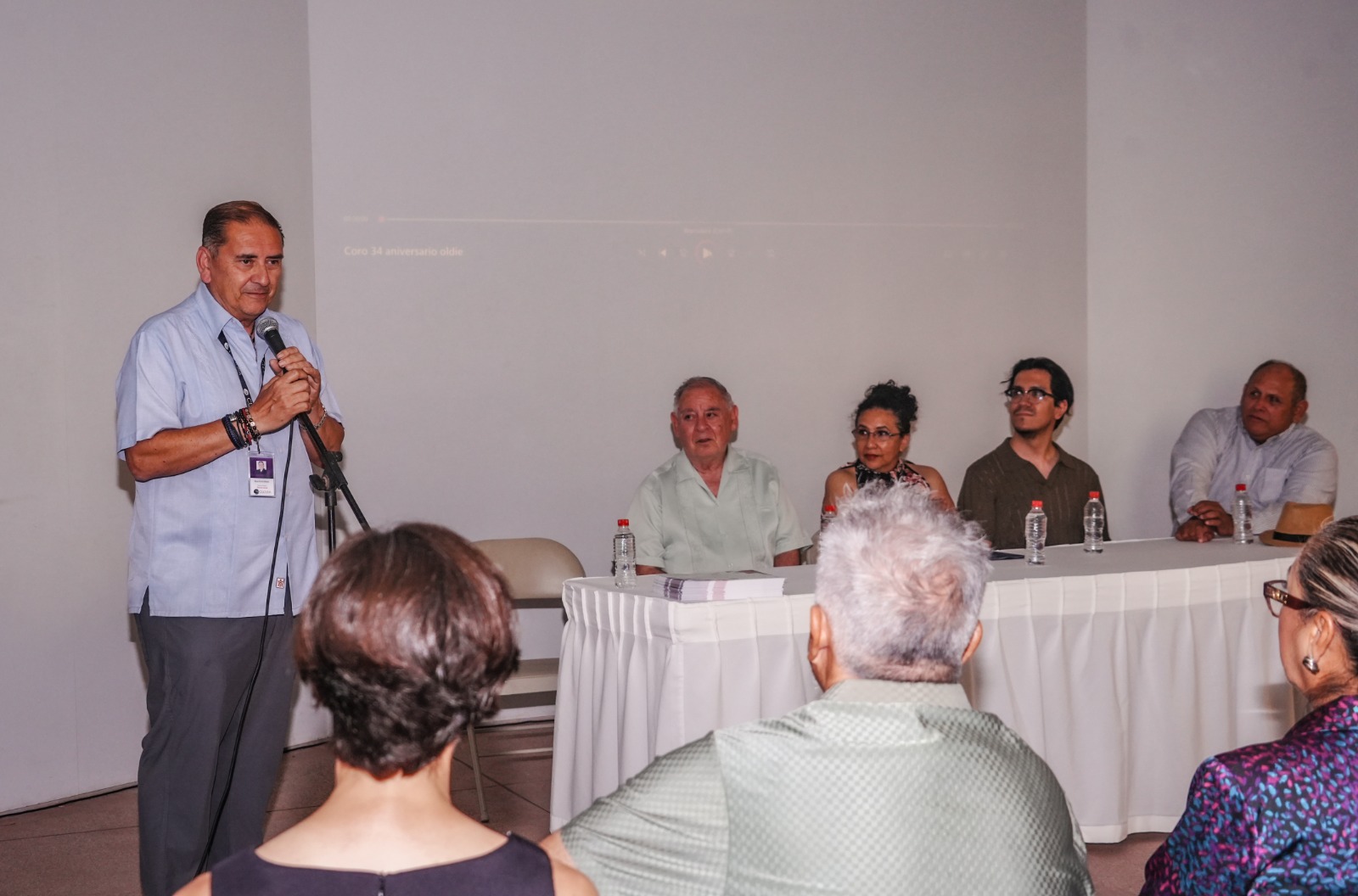 Homenaje a Antonio González, fundador del Coro Ángela Peralta, de Mazatlán