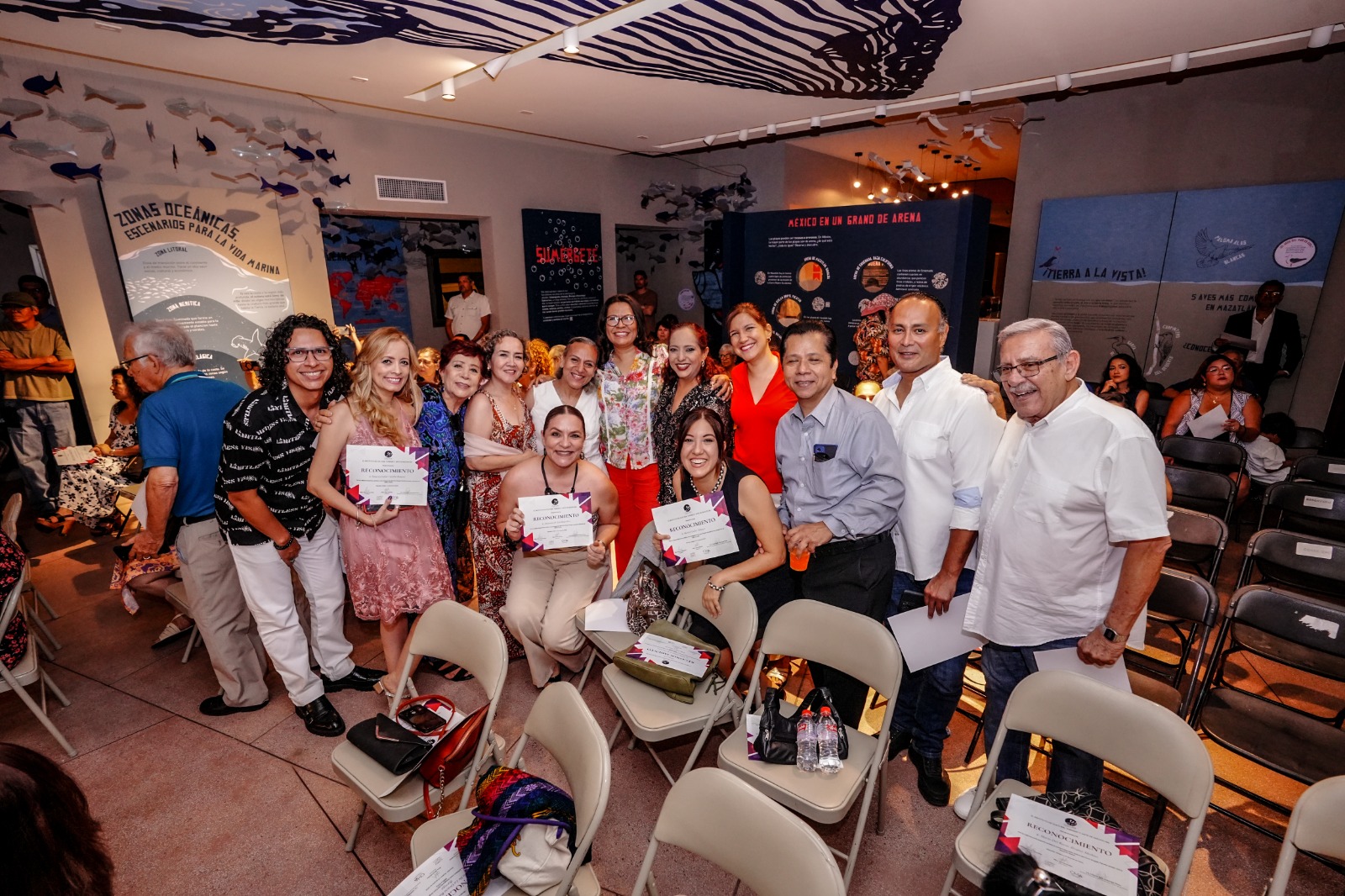 Homenaje a Antonio González, fundador del Coro Ángela Peralta, de Mazatlán