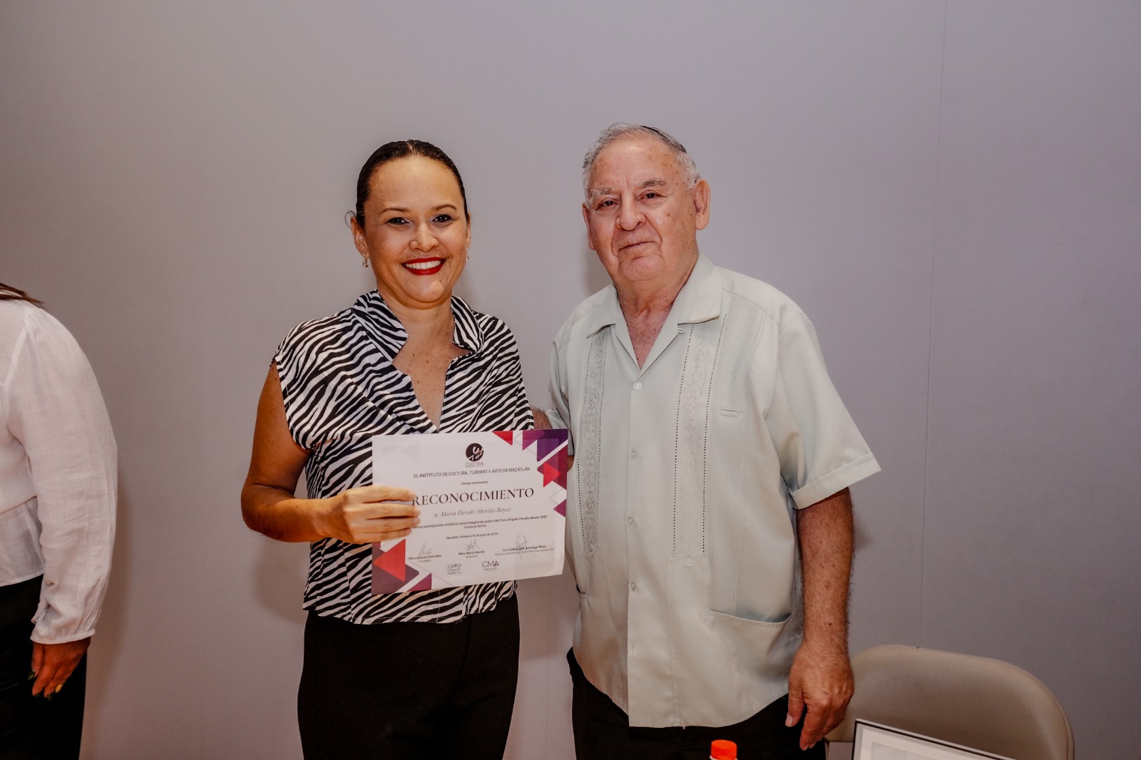 Homenaje a Antonio González, fundador del Coro Ángela Peralta, de Mazatlán