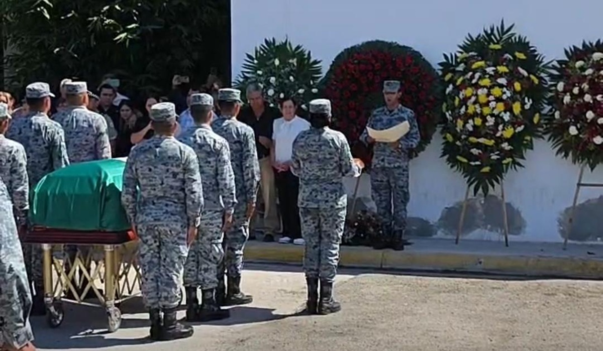 Despiden con honores en Los Mochis a elemento de la Guardia Nacional caído en Durango