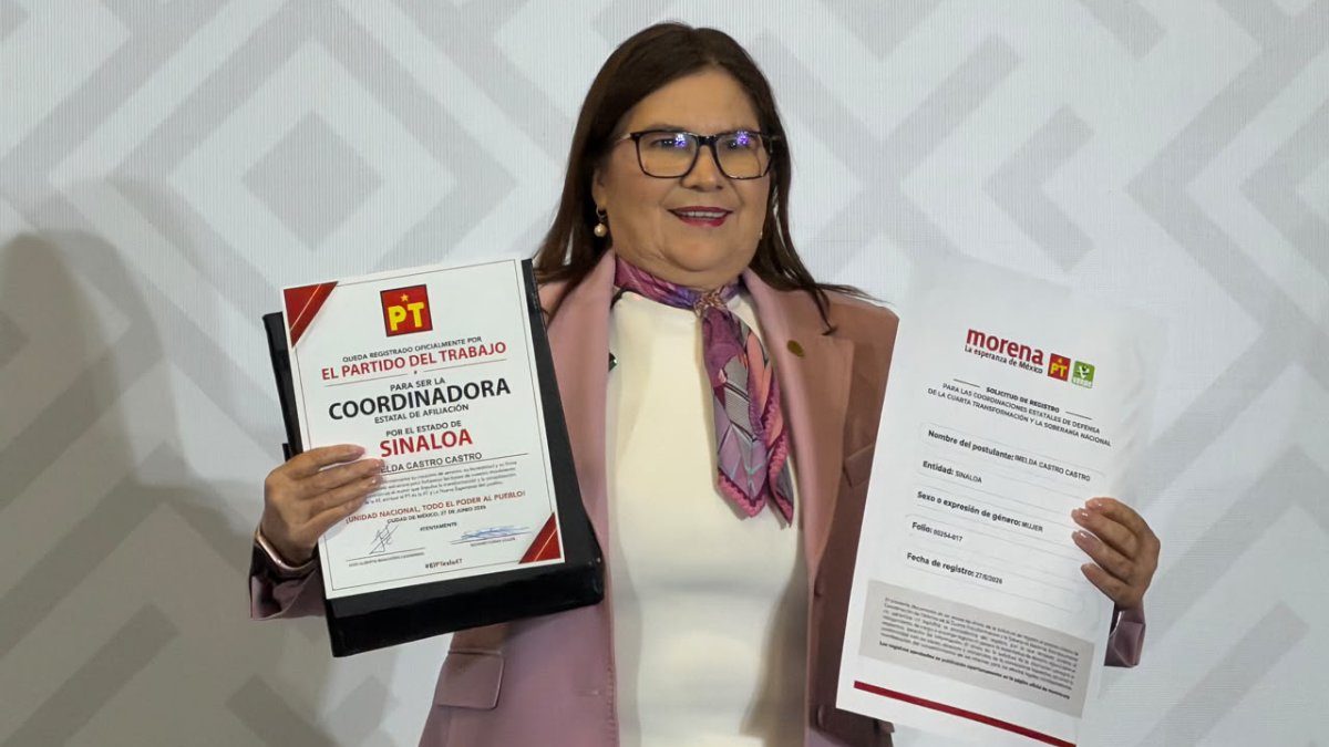 imelda castro se registra primero en el proceso interno de morena