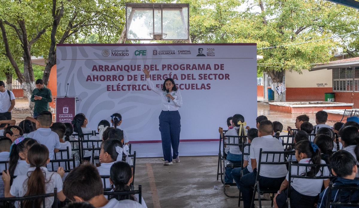 Implementan programa de Ahorro Energético en escuelas de Culiacán