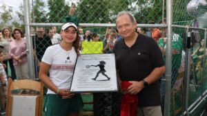 inauguran cancha de tenis en nombre de monserrat montaño en culiacan reconocimiento