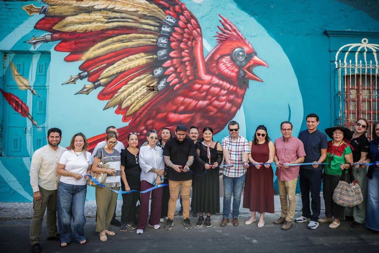 Inauguran mural Libertad de Expresión, en Culiacán
