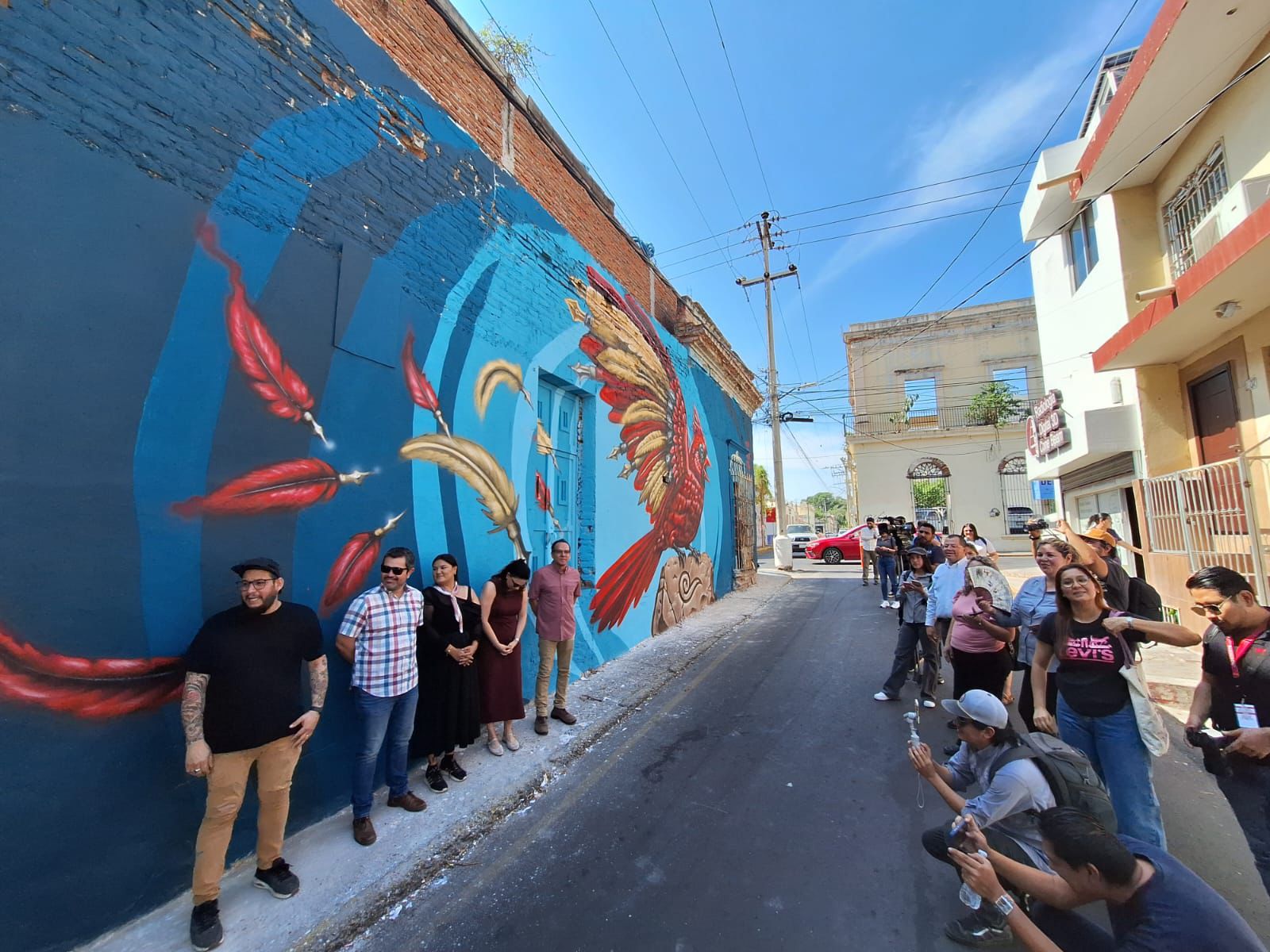 Inauguran mural Libertad de Expresión, en Culiacán