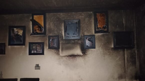 Se incendia vivienda en La Florida, Ahome, Sinaloa