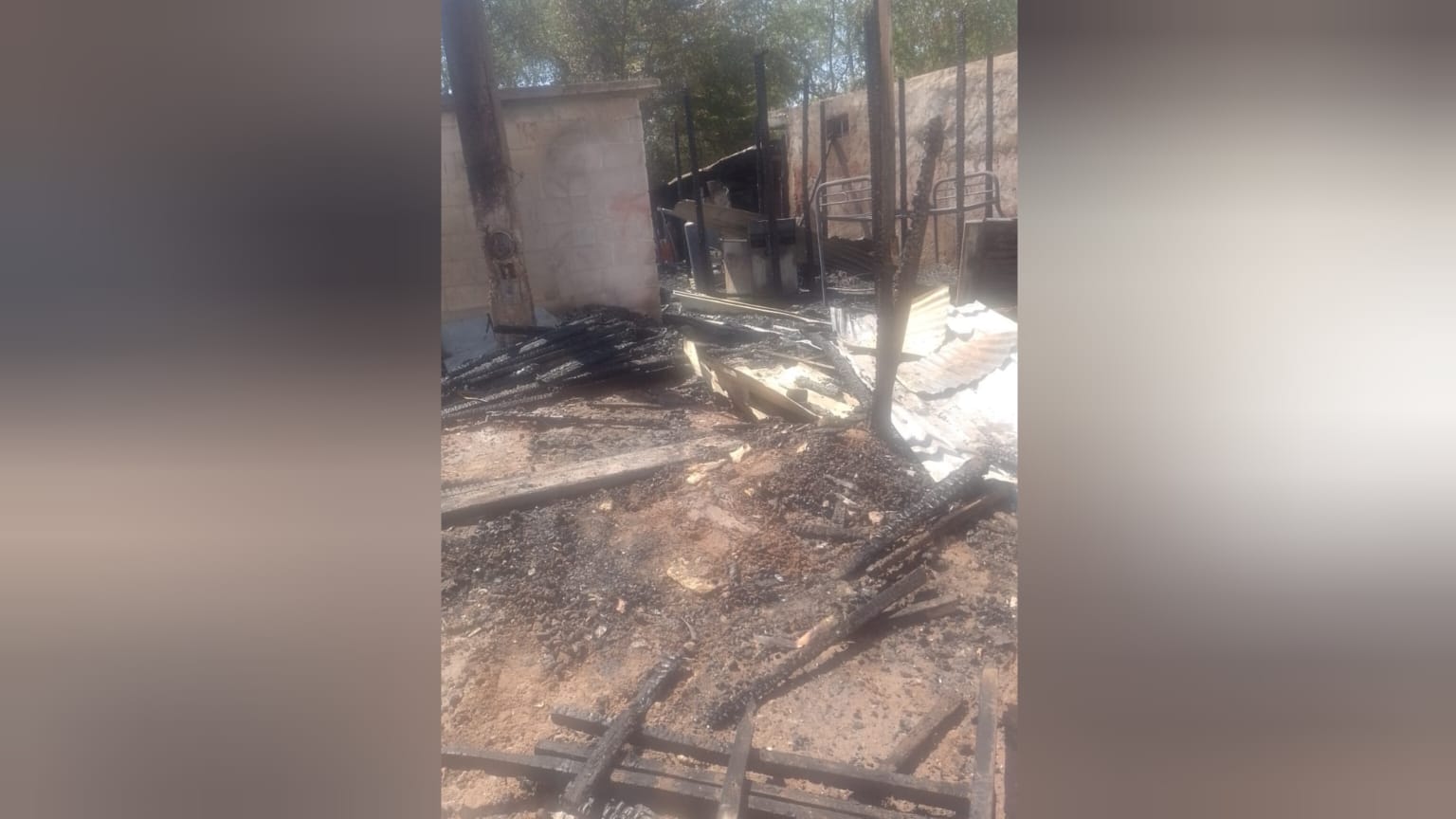 Incendio en Los Cocos en Los Mochis