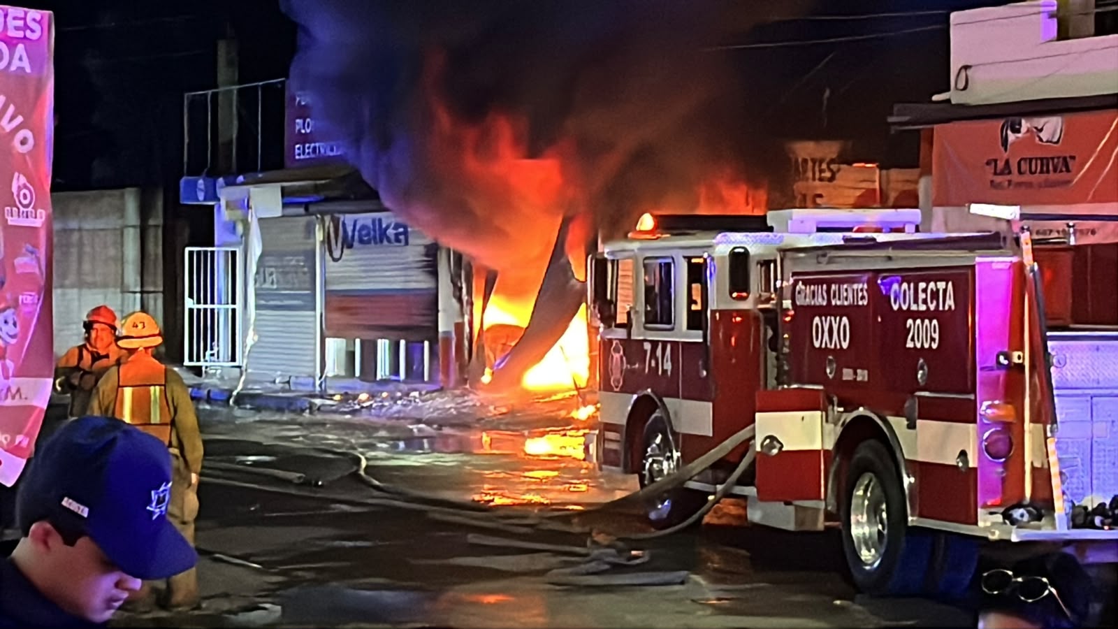 Incendio en ferretería de Guasave, Sinaloa