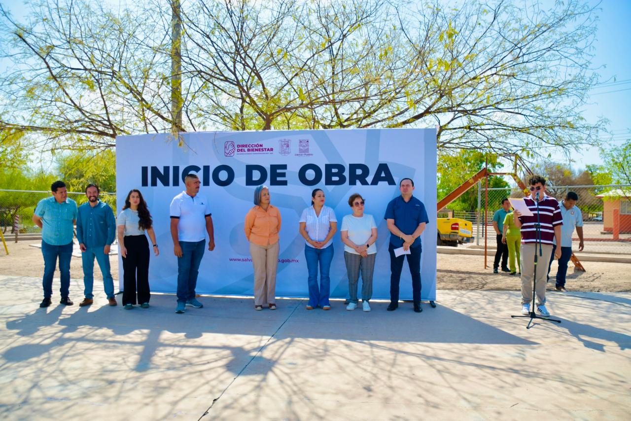 Inicia construcción de baños en parque de El Guayacán, en Salvador Alvarado